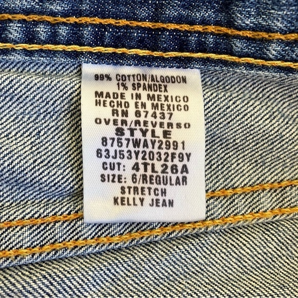 Polo Ralph Lauren Kelly Jean Bootcut Low Rise Mid Wash Relaxed Fit Y2K Casual 6R - Picture 12 of 15